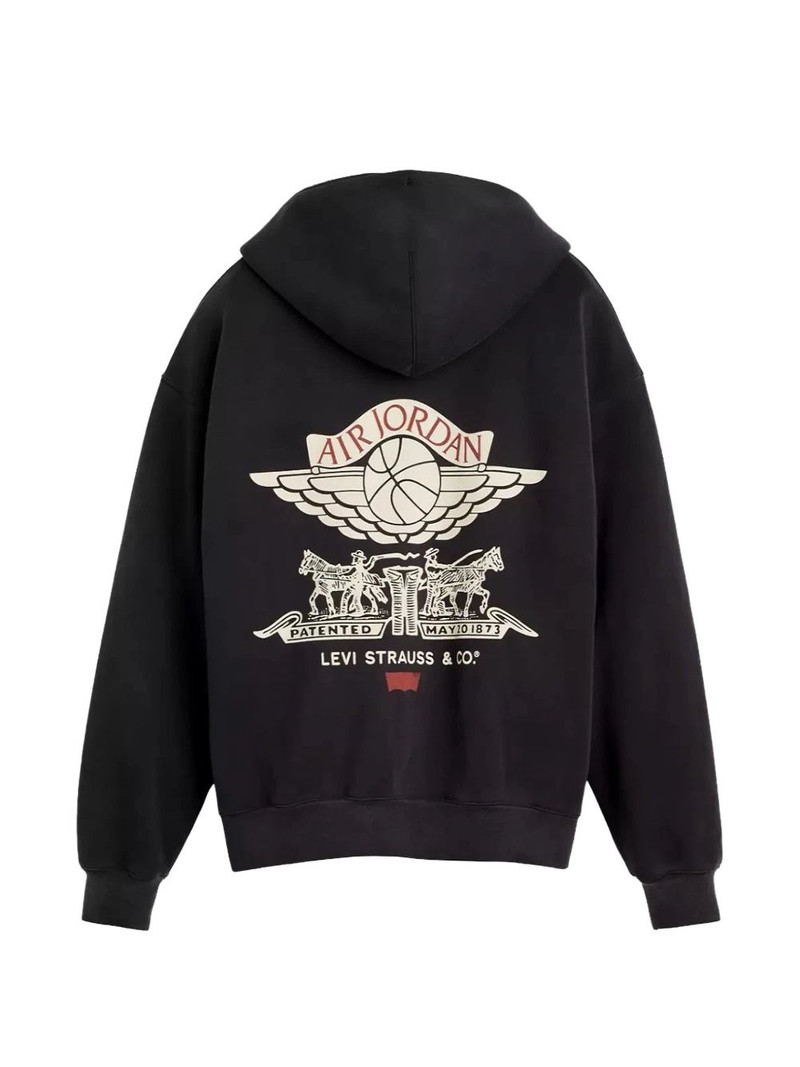 Jordan x Levi`s zip hoodie outlook
