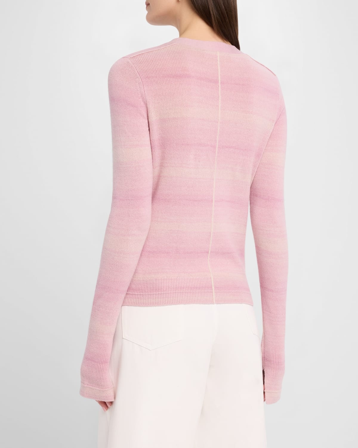 Featherweight Cashmere Slim V-Neck Cardigan - 3