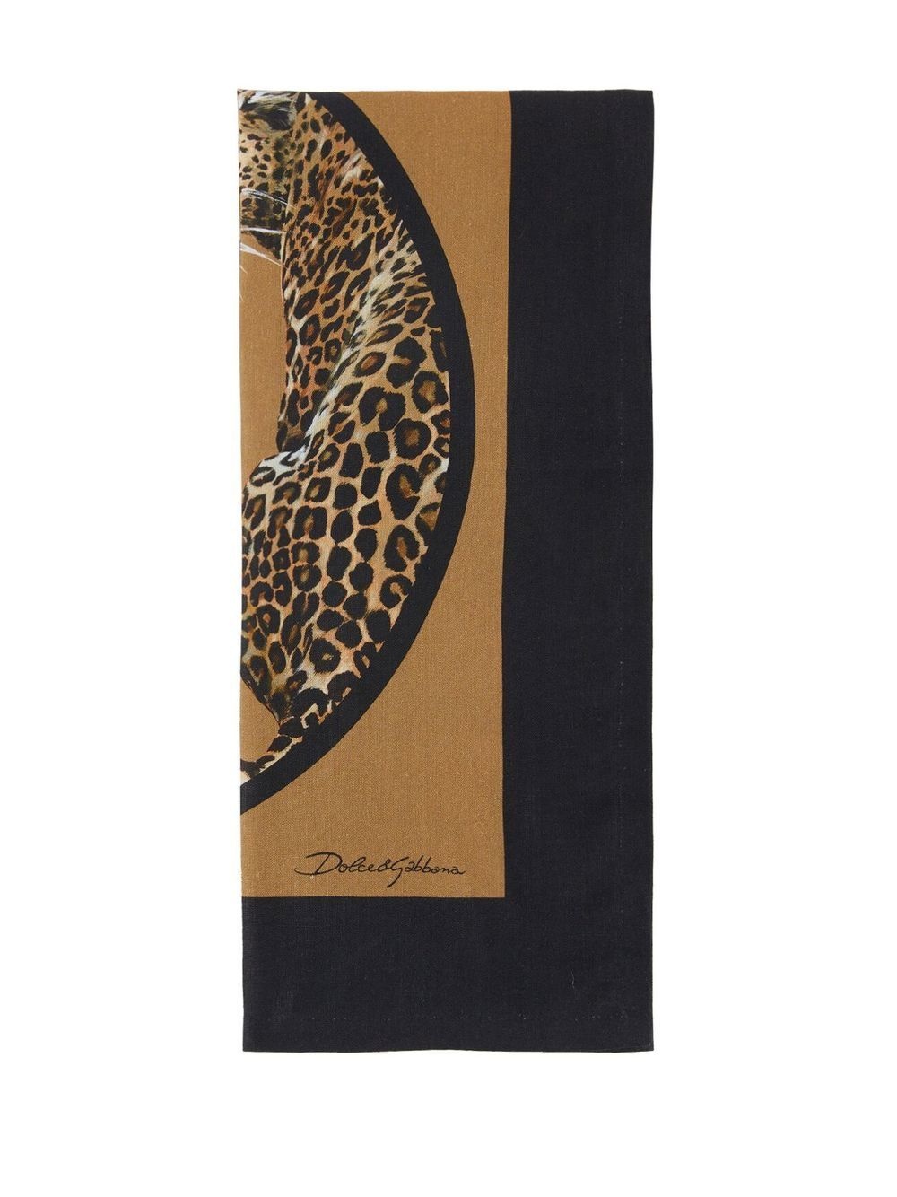 leopard-print napkin set - 3