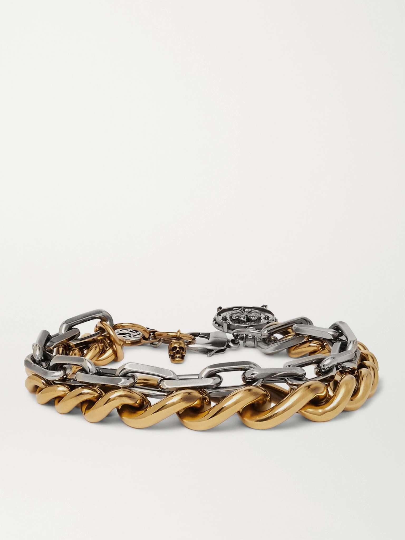 Silver and Gold-Tone Bracelet - 5