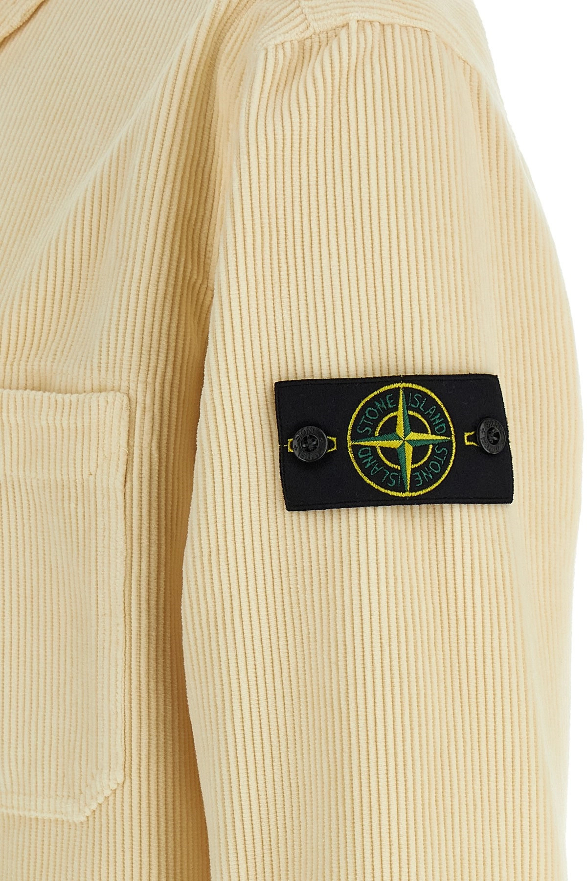 Ribbed velvet overshirt - 4