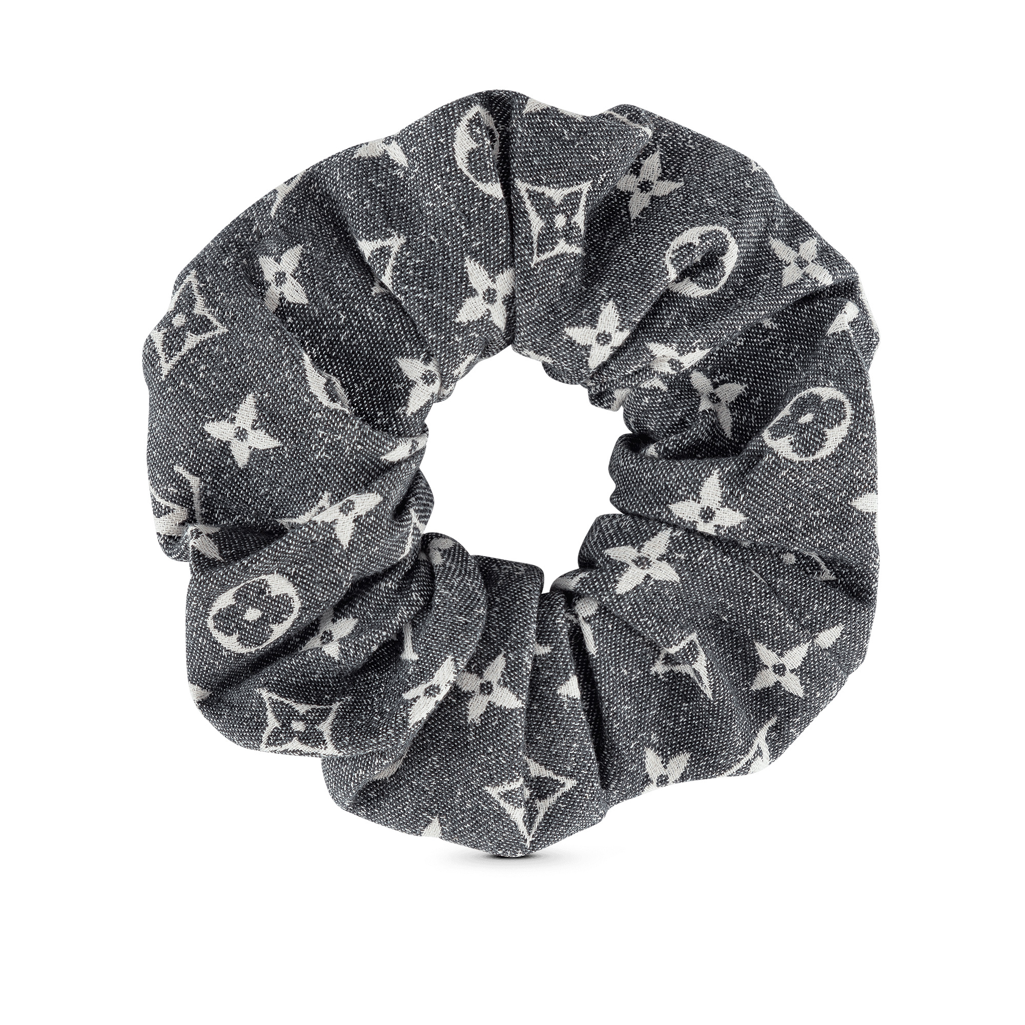 Monogram Jacquard Denim Scrunchy - 2