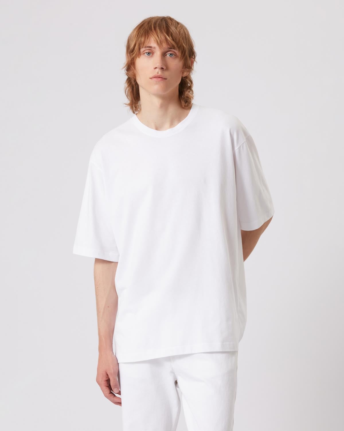 ISABEL MARANT｜SHORT-SLEEVED ROUND NECK T-SHIRTS (GUIZY Guizy Tee-Shirt Man black | ISABEL MARANT Official online store