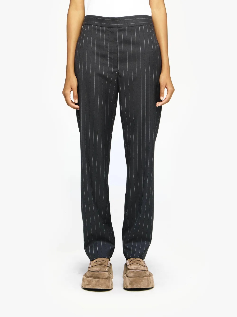 STRAIGHT LEG TAILORED TROUSERS - 2
