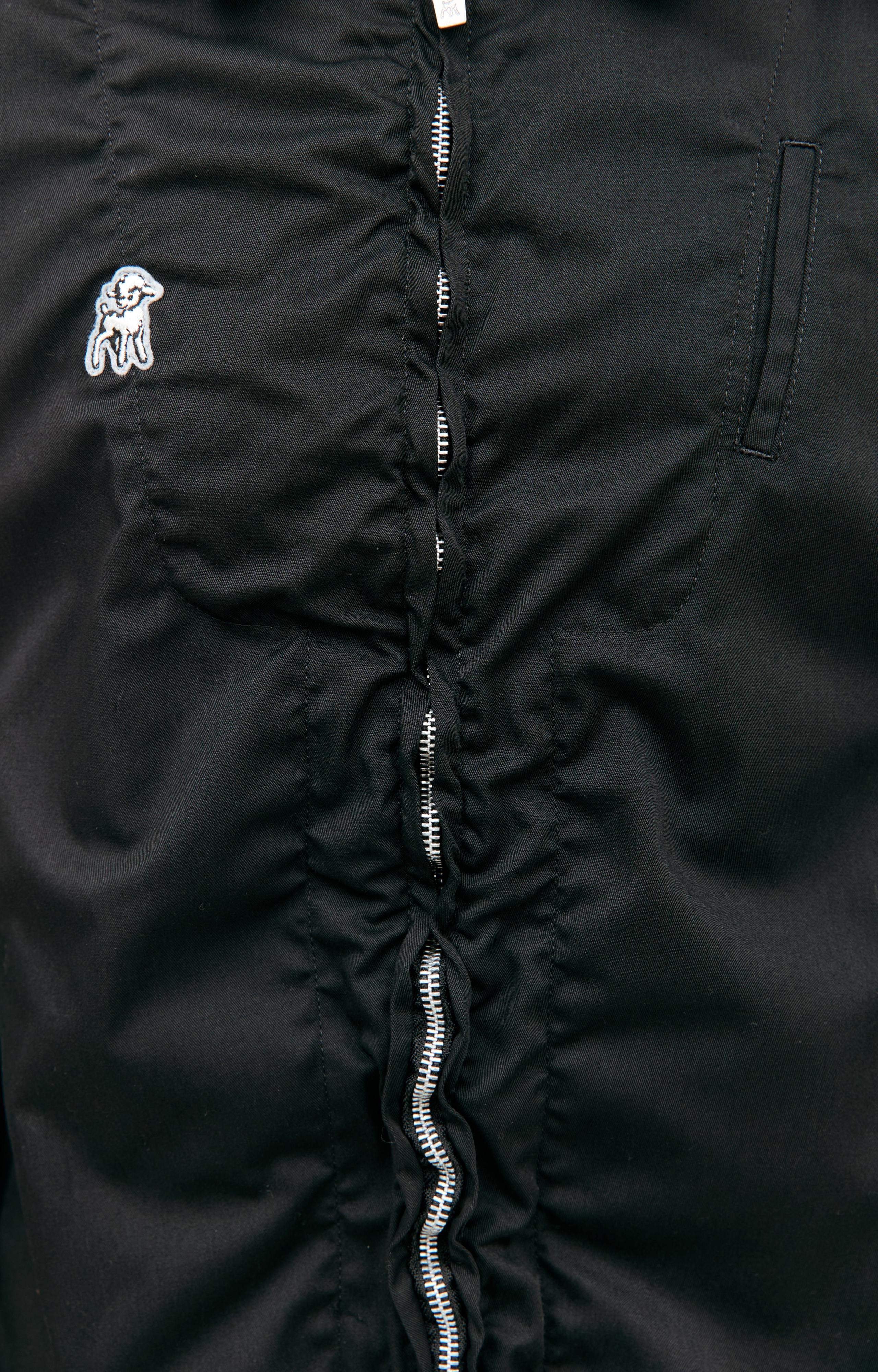 EMBROIDERY LOGO BOMBER JACKET - 5