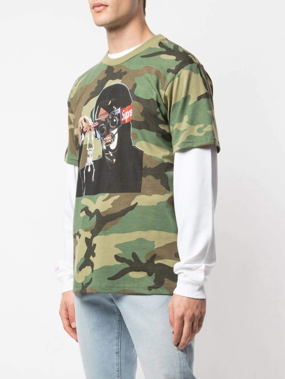 camo graphic logo T-shirt  - 3