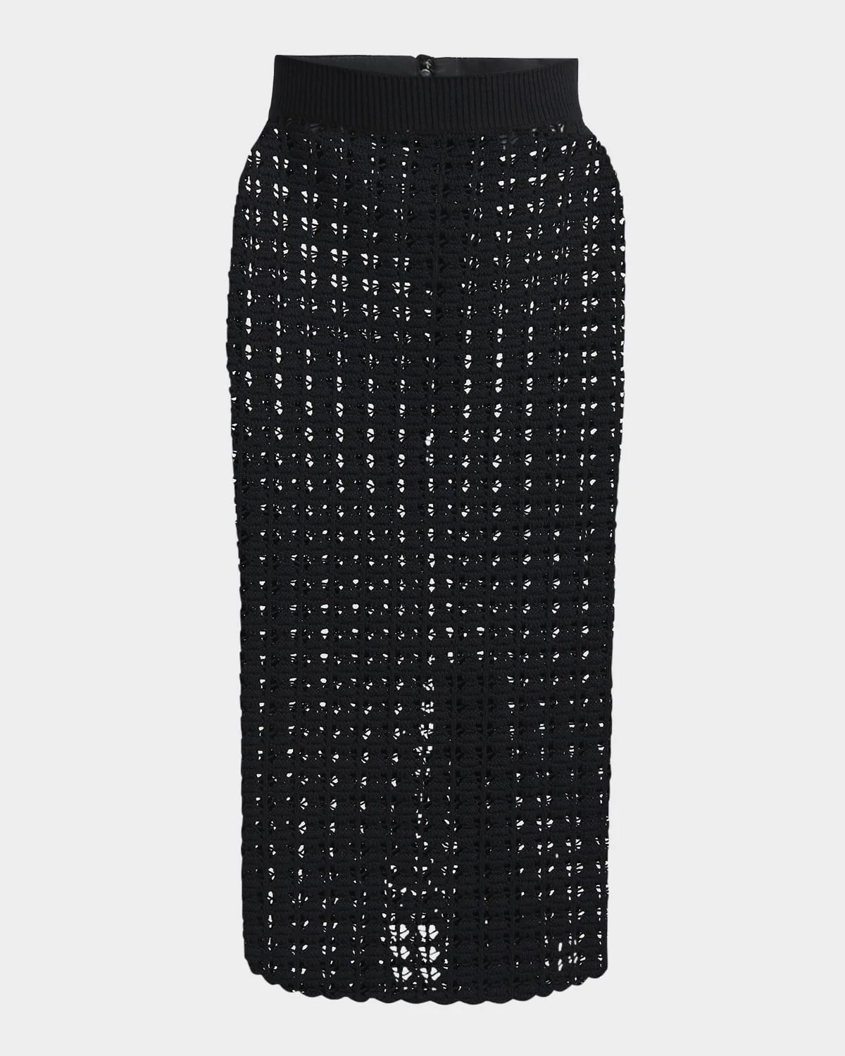 Crochet Pencil Midi Skirt - 1