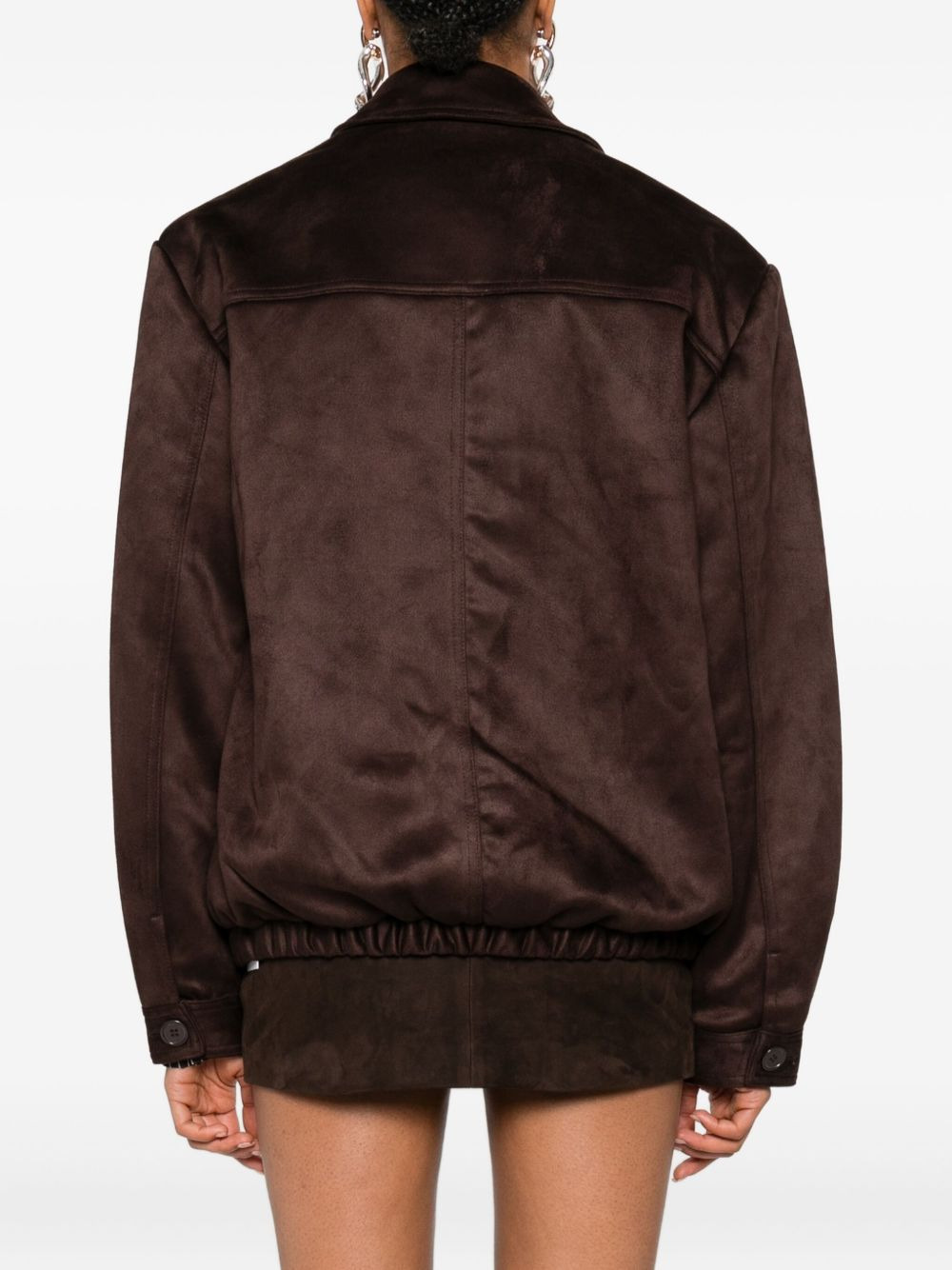 Hester faux suede button jacket - 4