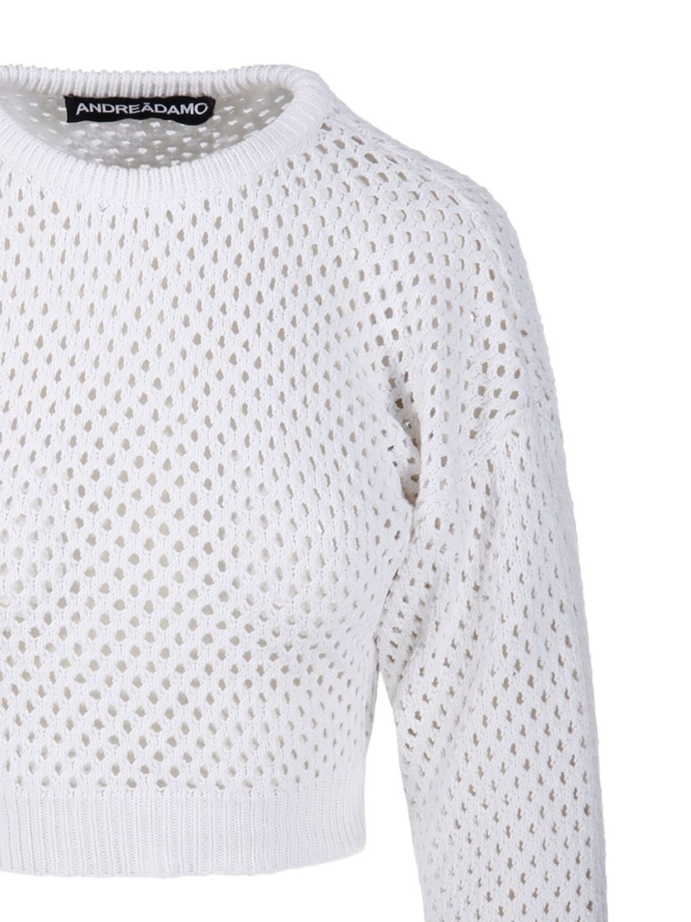 crochet-knit sweater - 4