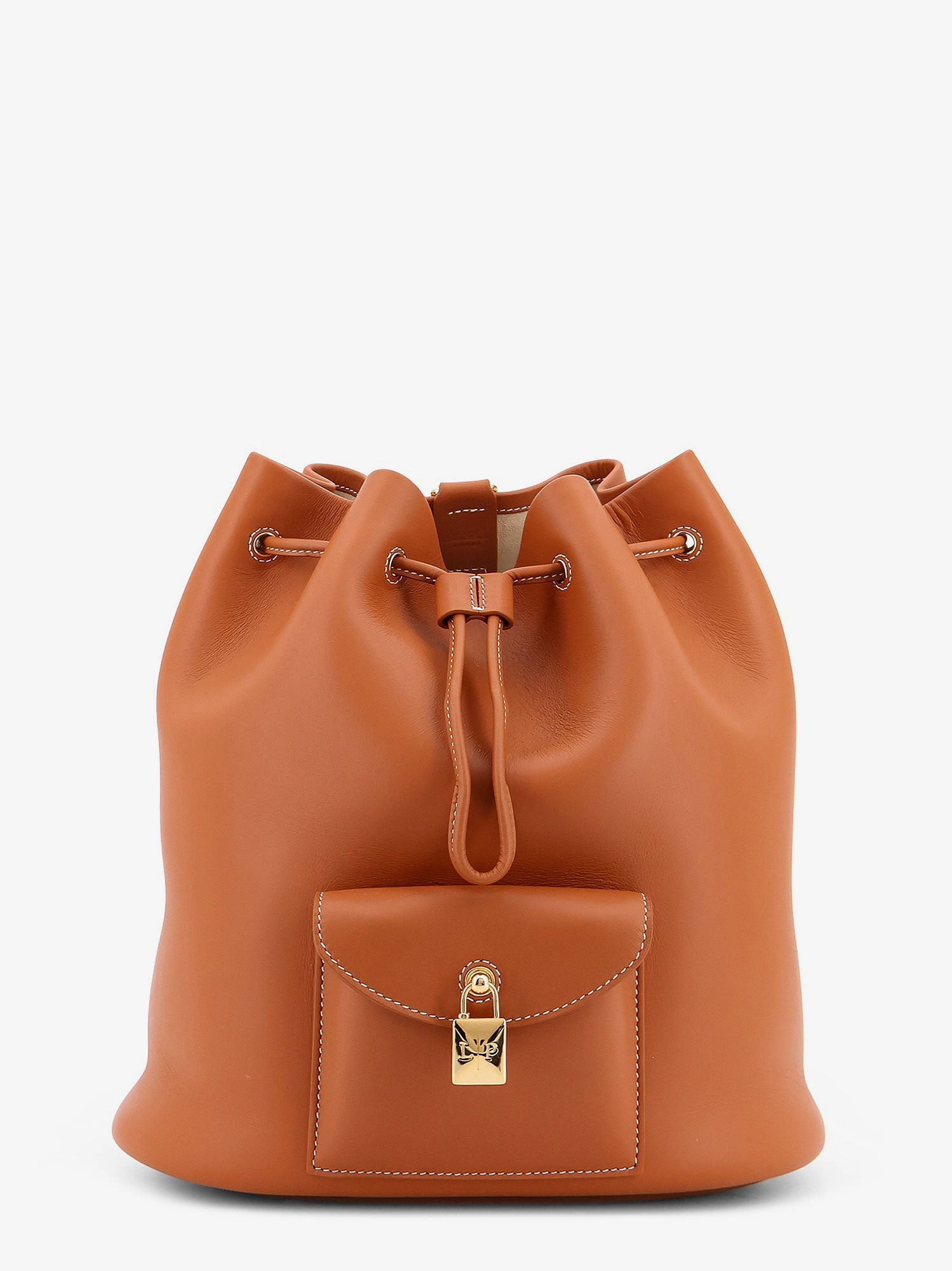 Loro Piana Women Extra Drawstring L27 Leather Backpack - 1