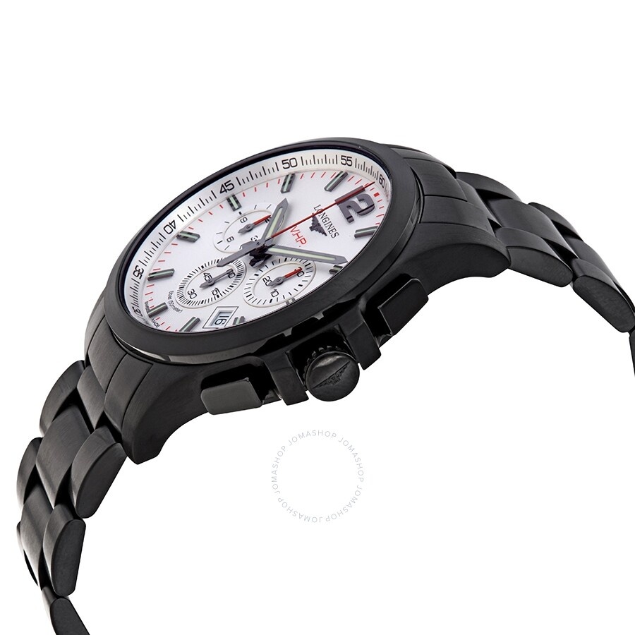 Longines Conquest V.H.P. Perpetual Chronograph Quartz Silver Dial Men's Watch L37272766 - 2