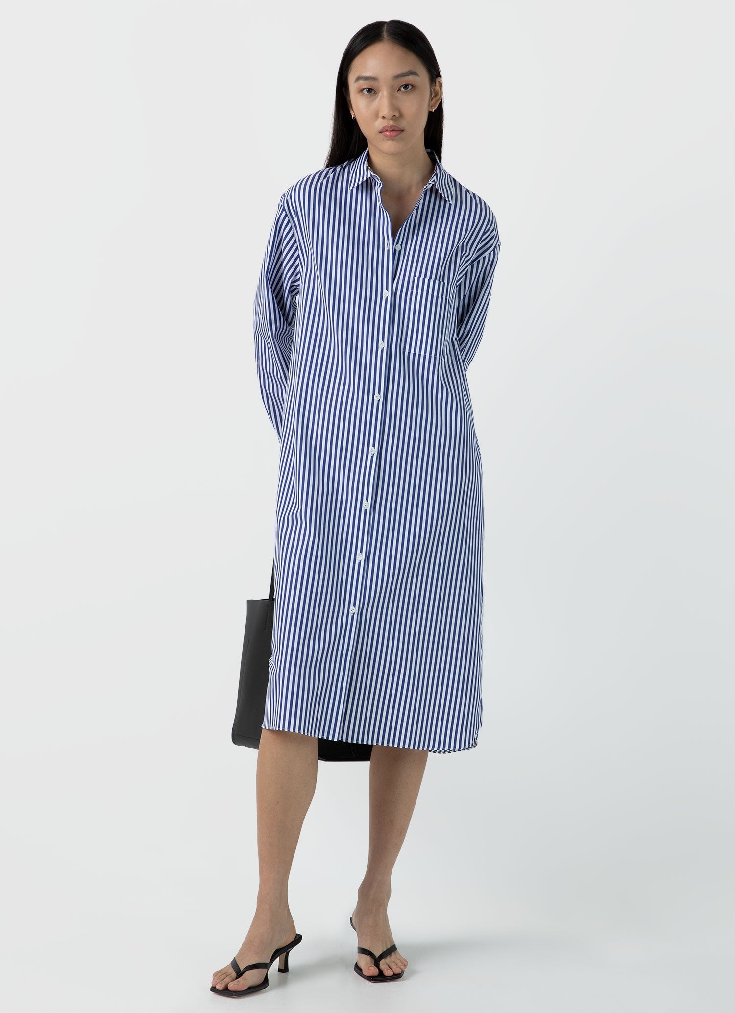 Cotton Poplin Shirt Dress - 3