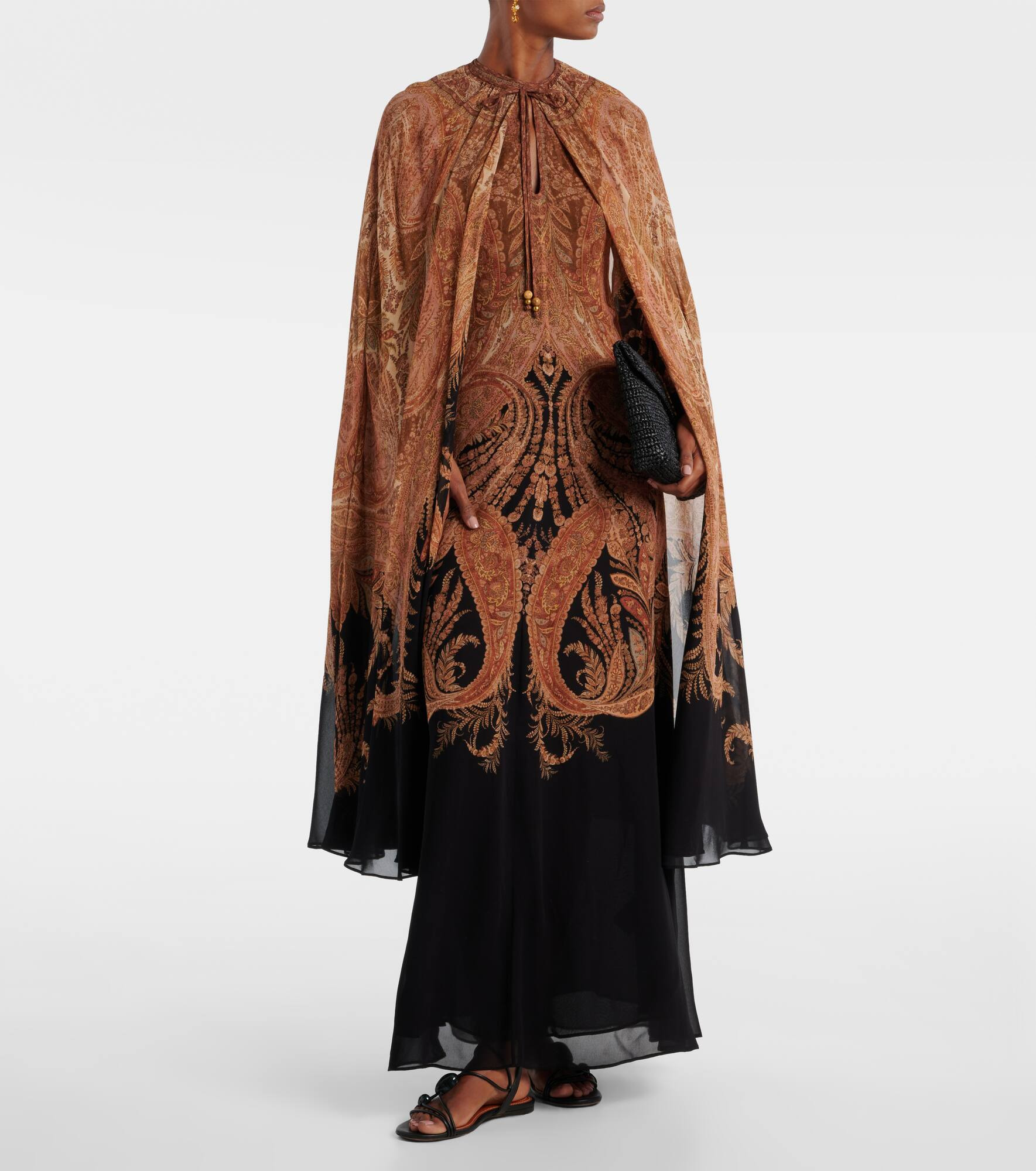 Hypnotic caped maxi dress - 2
