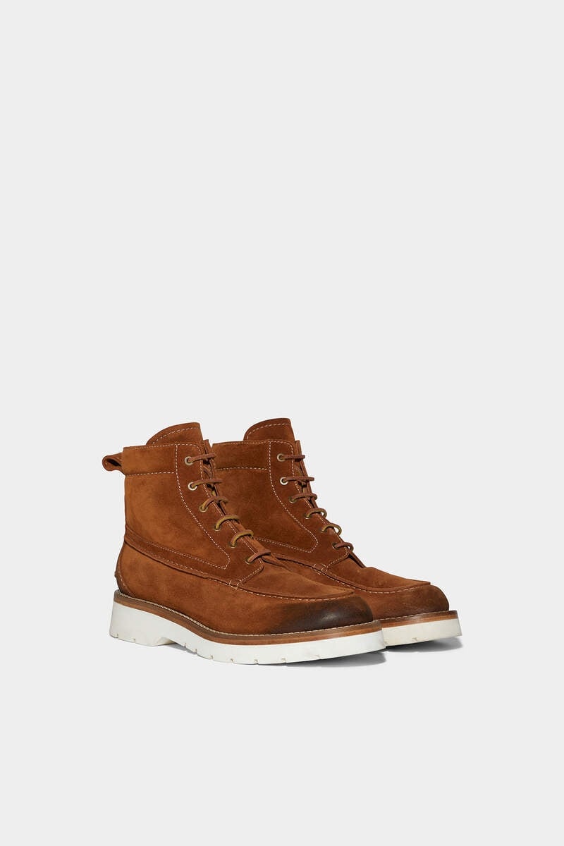 PREPPY PASTEL BOAT ANKLE BOOTS - 3