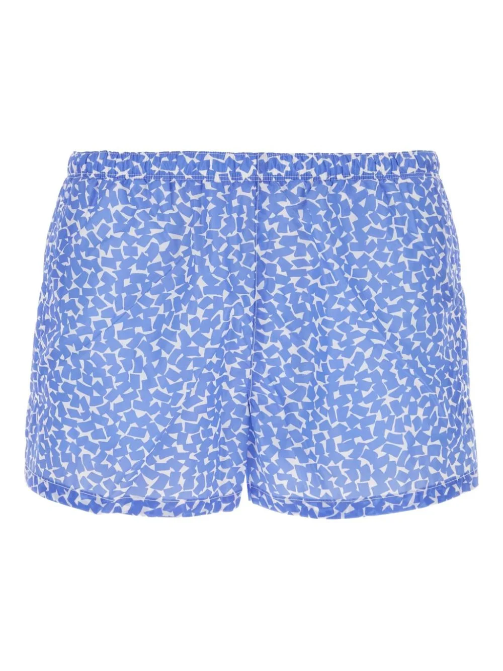 geometric-print swimming shorts - 1
