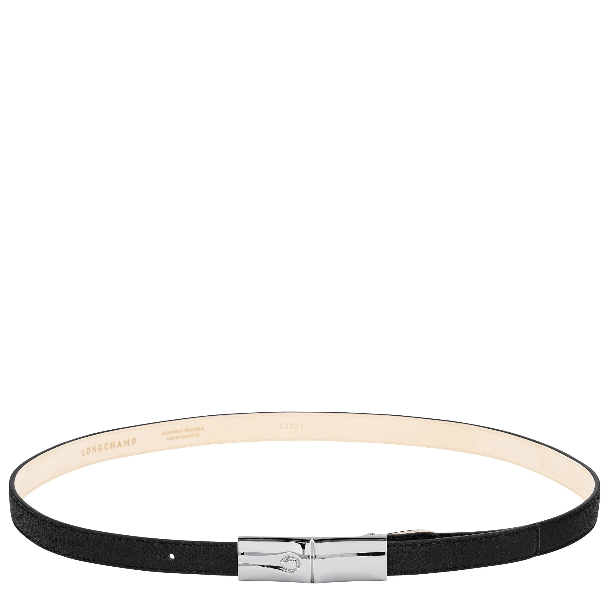 Le Roseau Ladies' belt Black - Leather - 1
