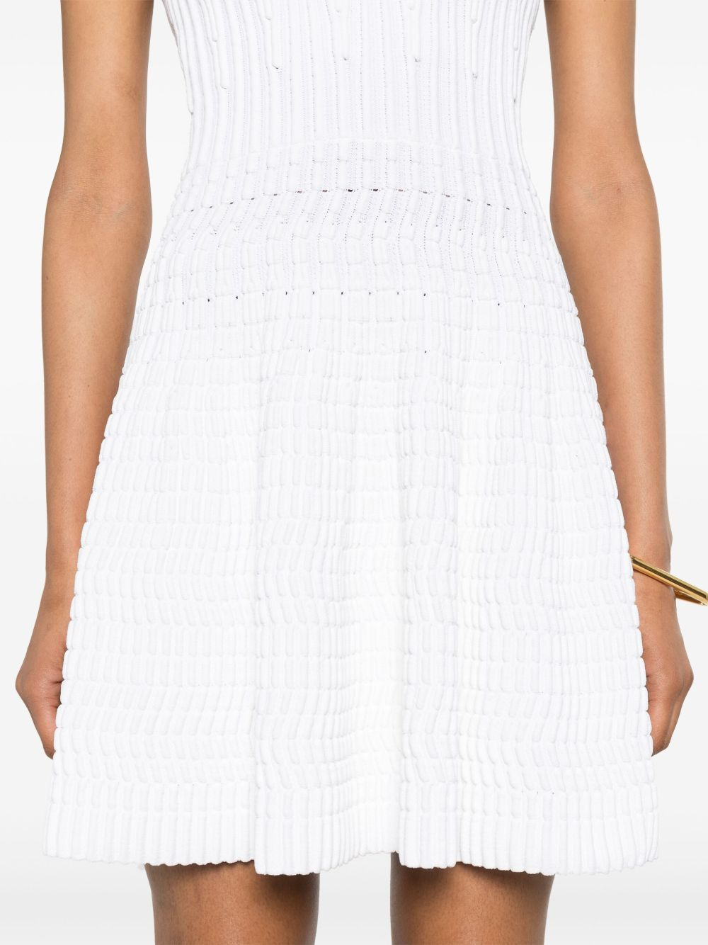 3D-knit mini dress - 5