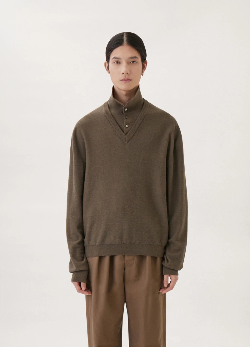 Lemaire TROMPE L'OEIL POLO SHIRT | REVERSIBLE