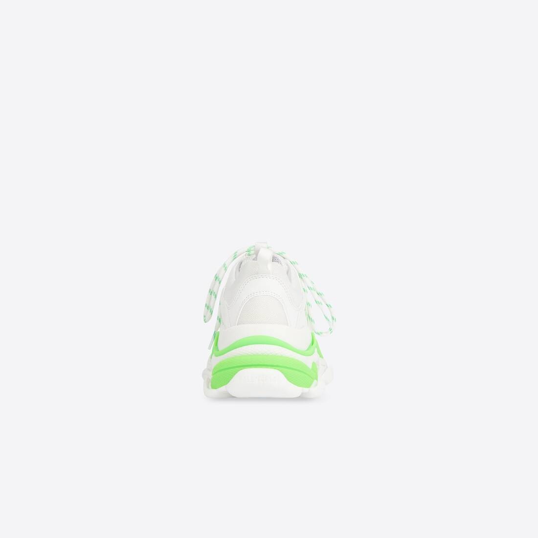 Men's Triple S Sneaker in Fluo Green/white - 2