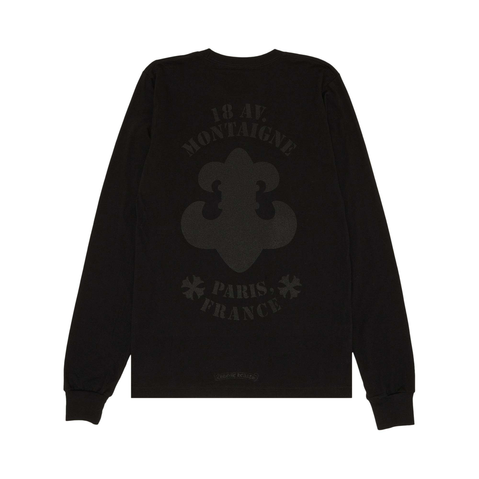 Chrome Hearts Paris Exclusive Long-Sleeve T-Shirt 'Black' - 2