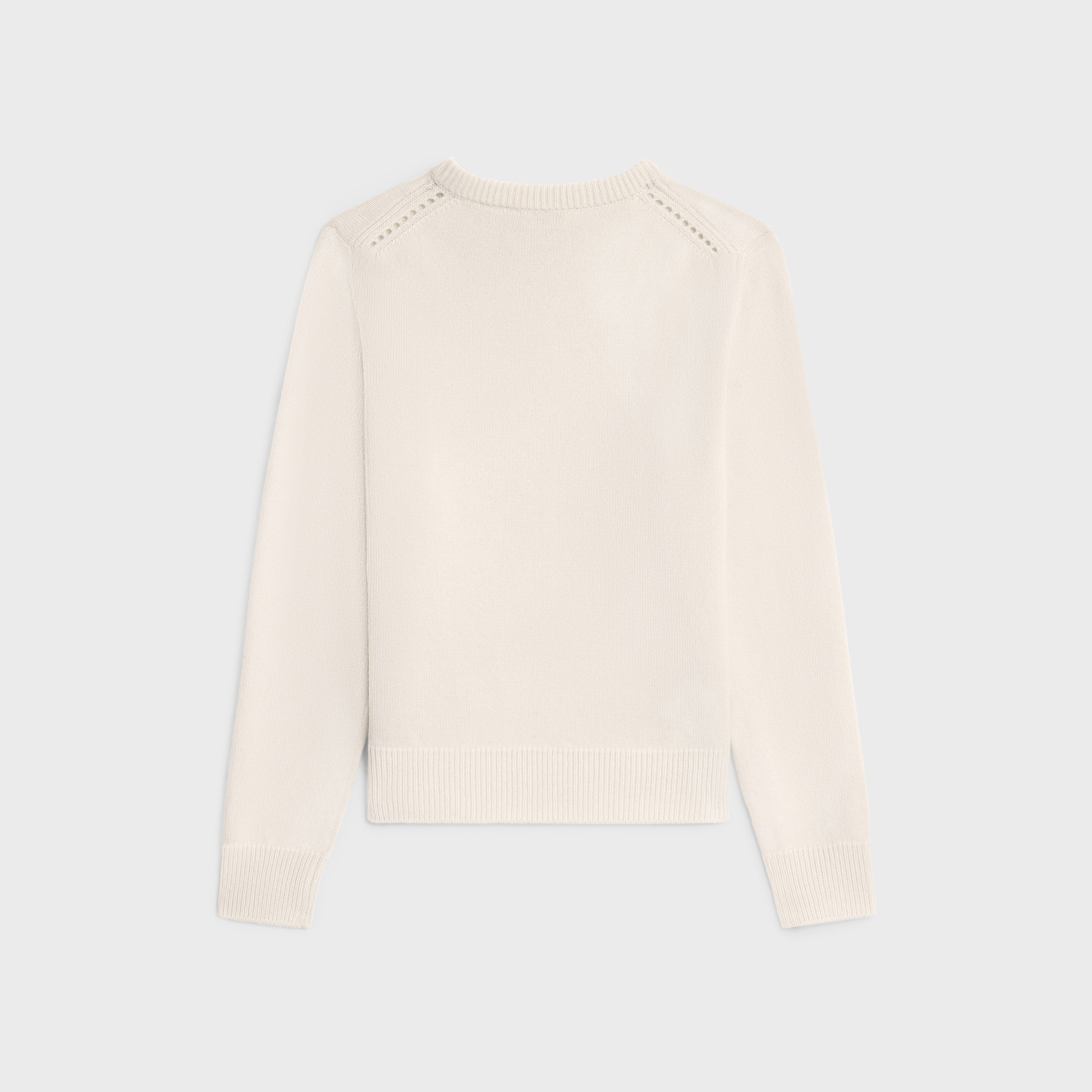 Crew neck sweater in heritage cashmere - 2