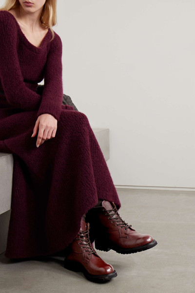 GABRIELA HEARST + Tricker’s Camilla textured-leather ankle boots outlook