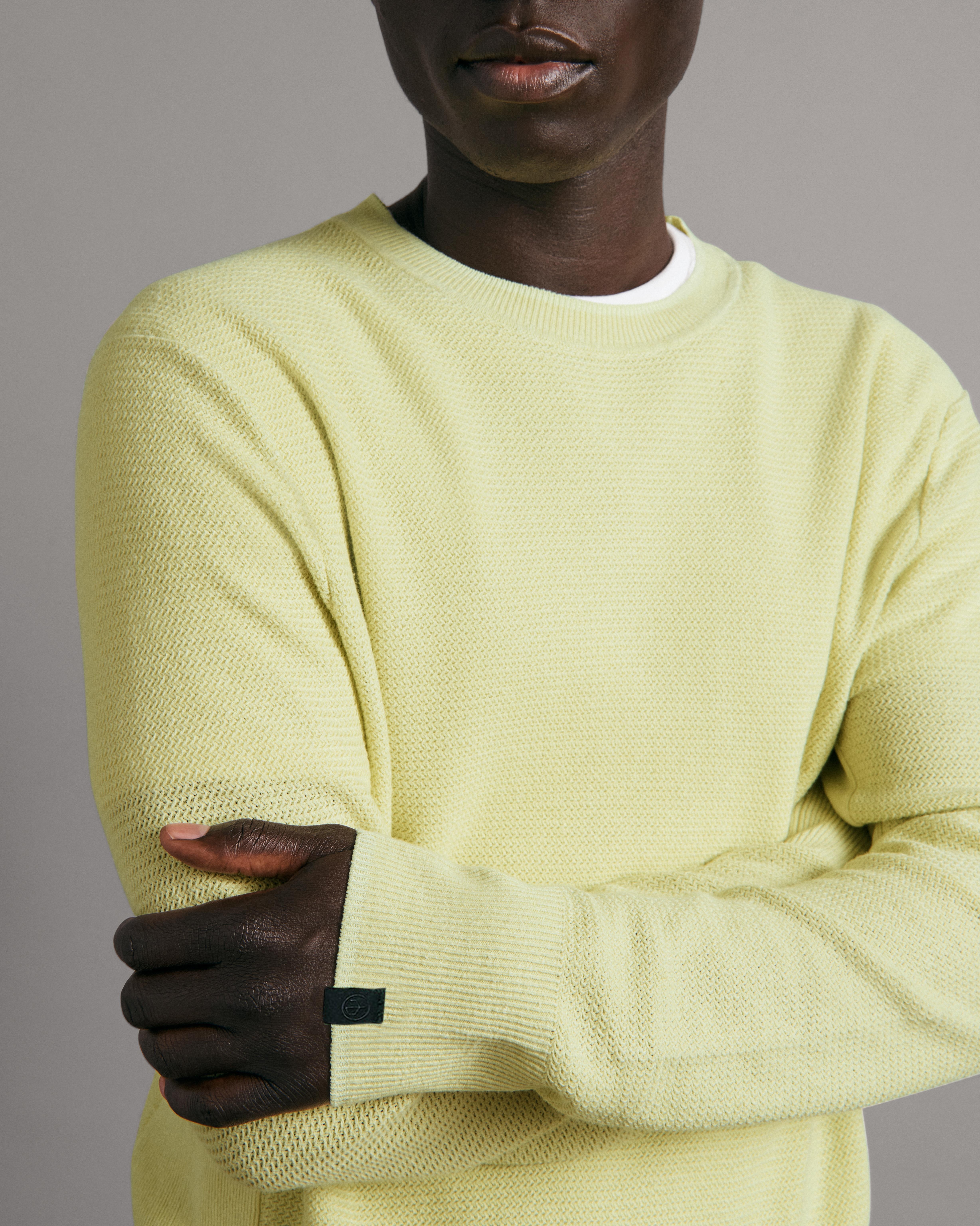 Hemp Cotton Blend Crew
Classic Fit Sweater - 6