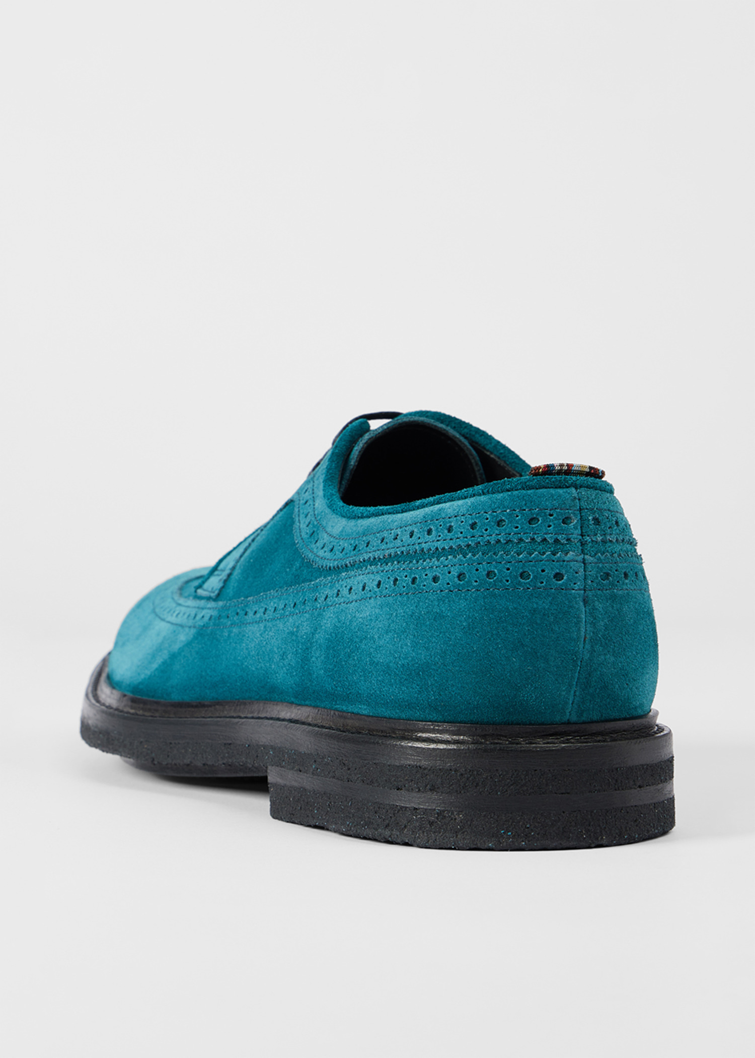 Petrol Blue 'Imperial' Suede Shoes - 3