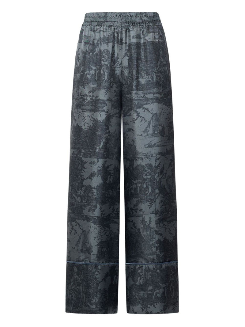 scenic-print trousers 1
