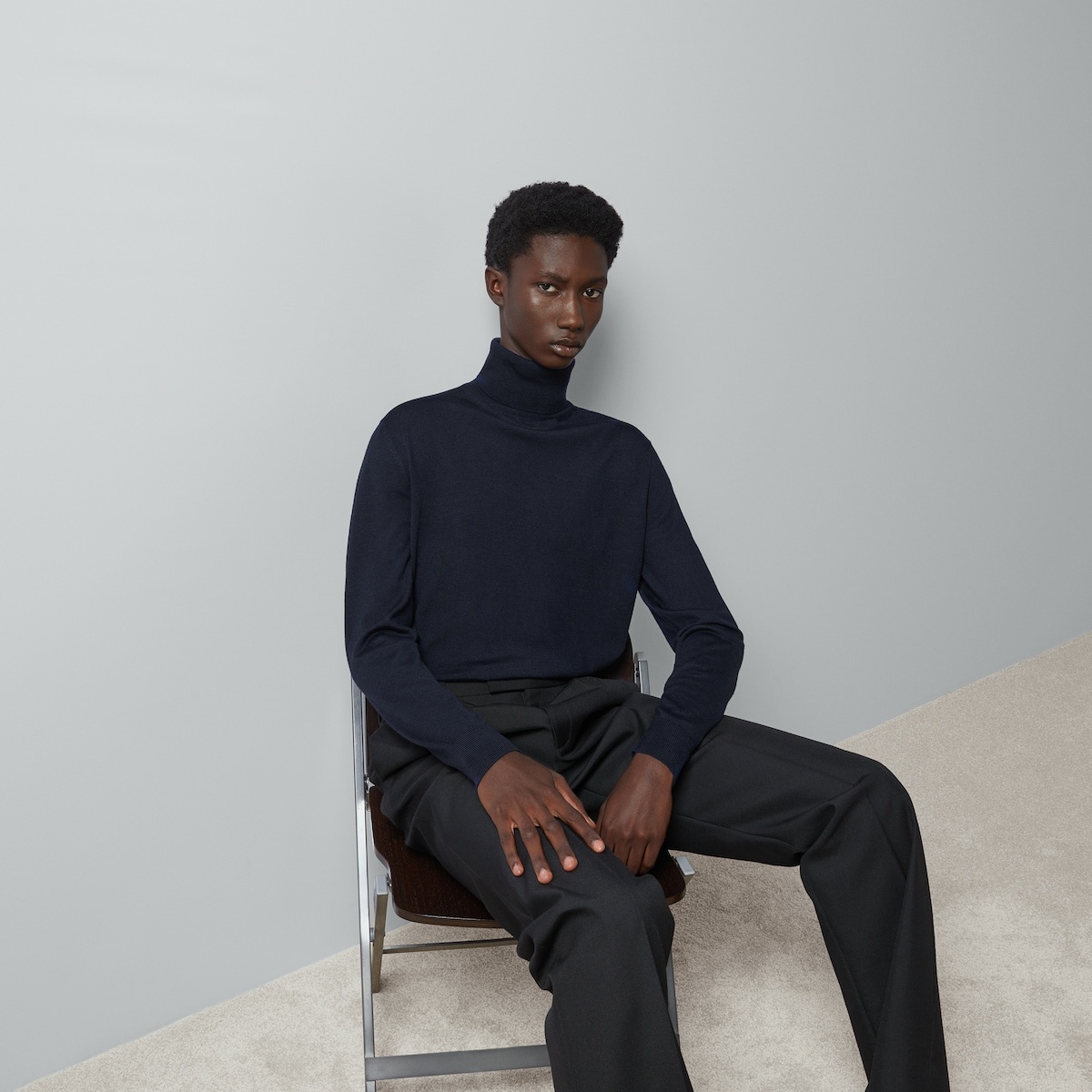 Wool sweater with Gucci embroidery - 6