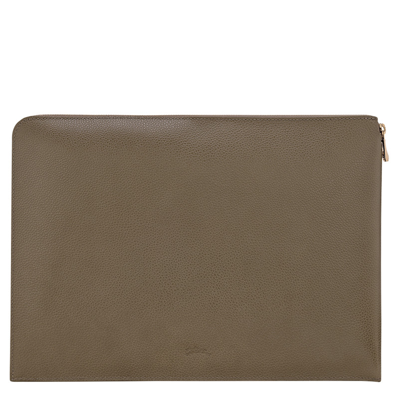 Longchamp Le Foulonné Laptop case Caper - Leather outlook