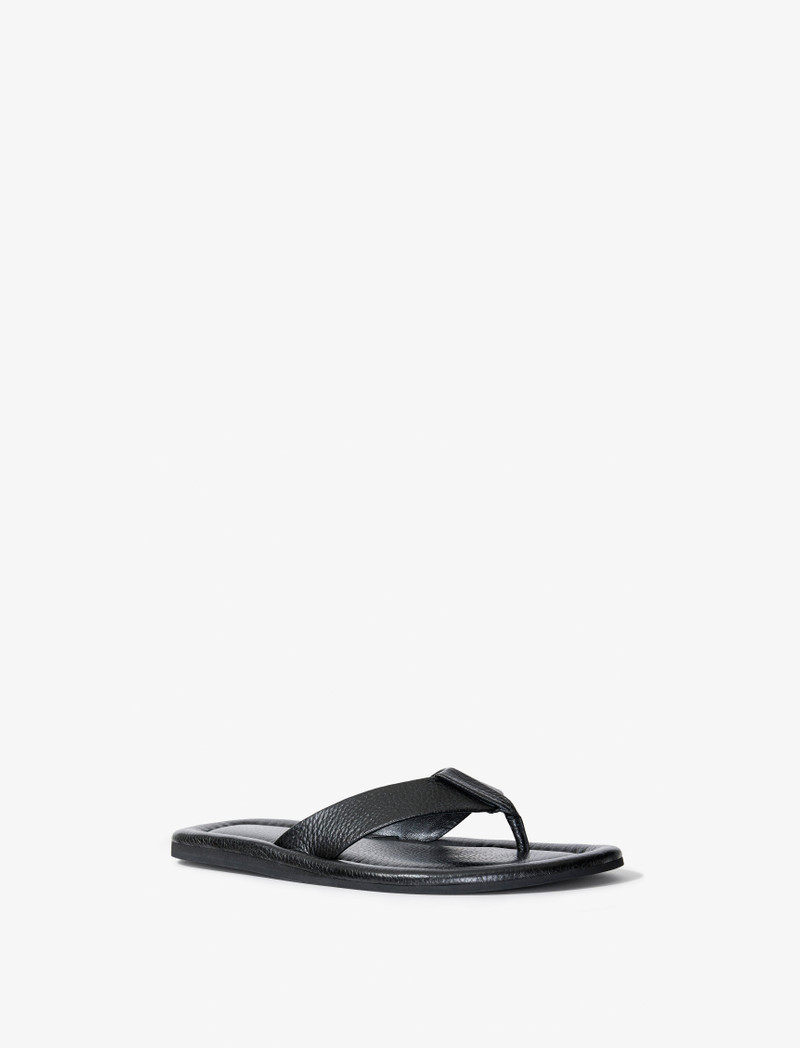 Proenza Schouler Cooper Flip Flop Sandals in Grainy Leather outlook