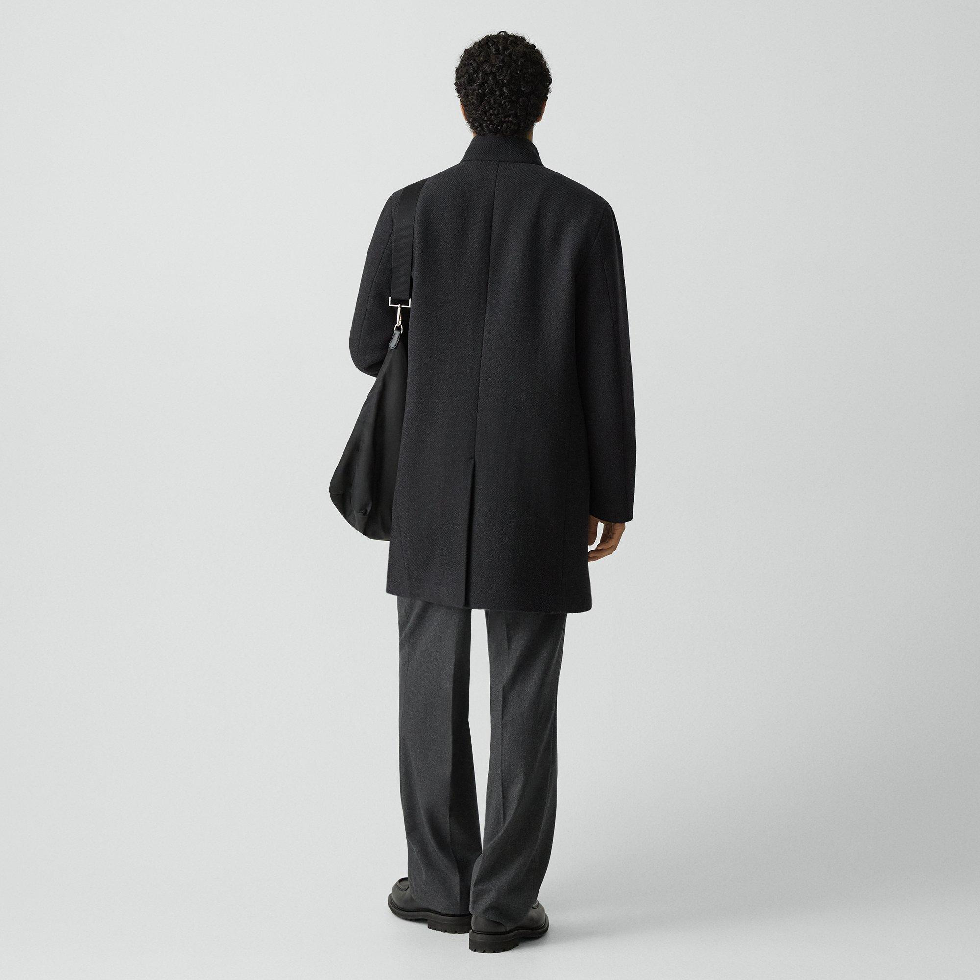 Belvin Coat in Textured Wool-Blend Melton - 4