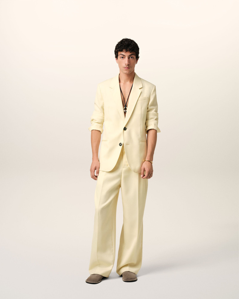 AMI Paris YELLOW WOOL SEMI-LINED JACKET outlook
