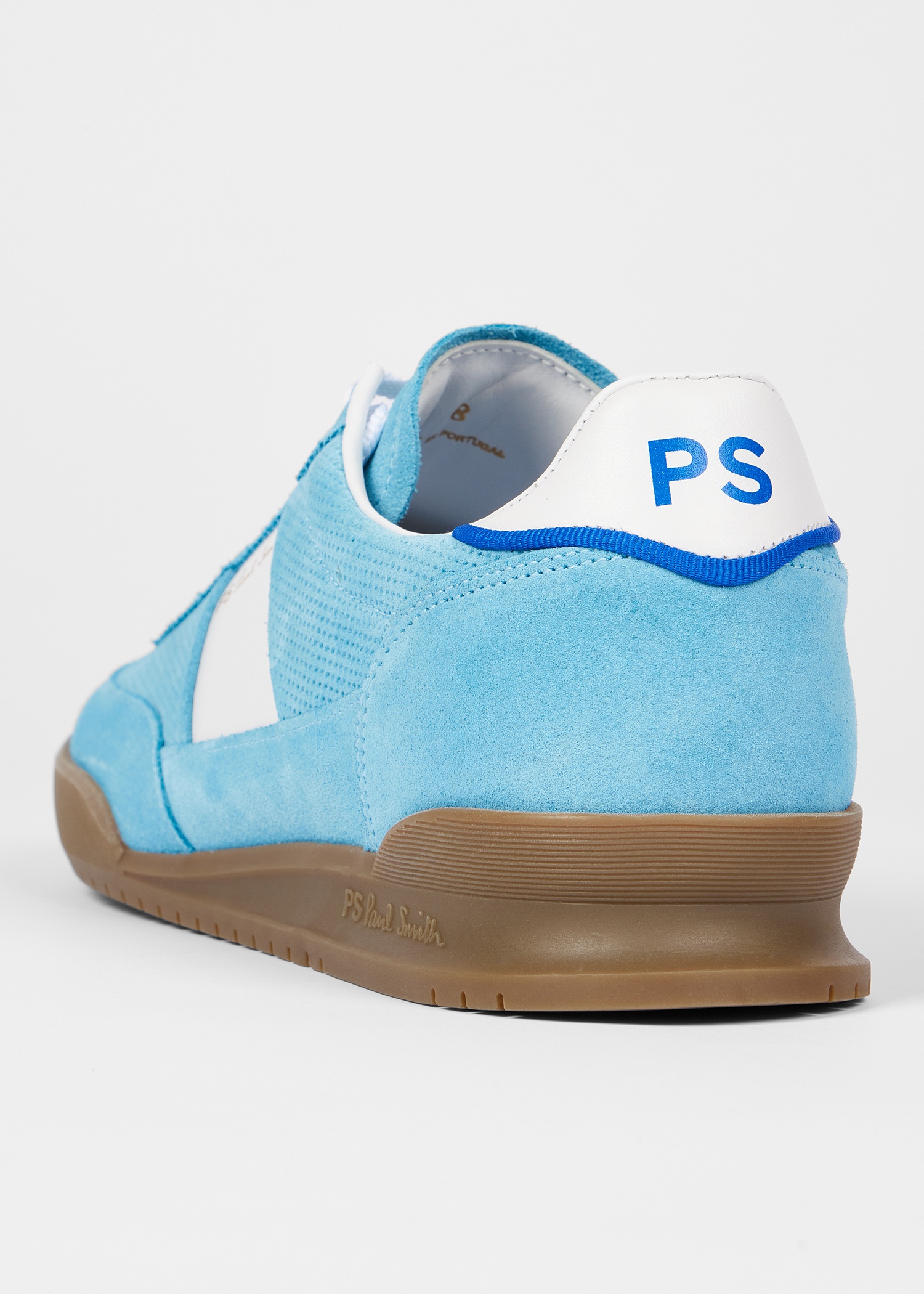 Light Blue Suede 'Dover' Trainers - 6