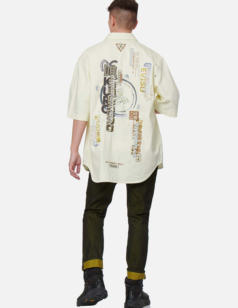 Multi-Language Logo Embroidery Shirt Jacket 5