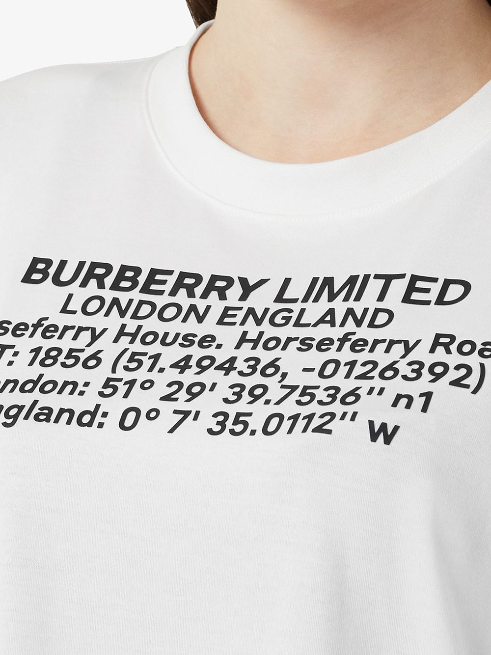 text print T-shirt - 5