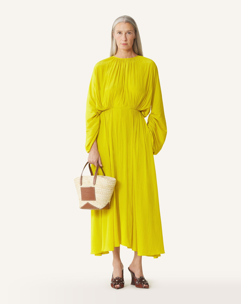 Lanvin FITTED CHARMEUSE DRESS outlook