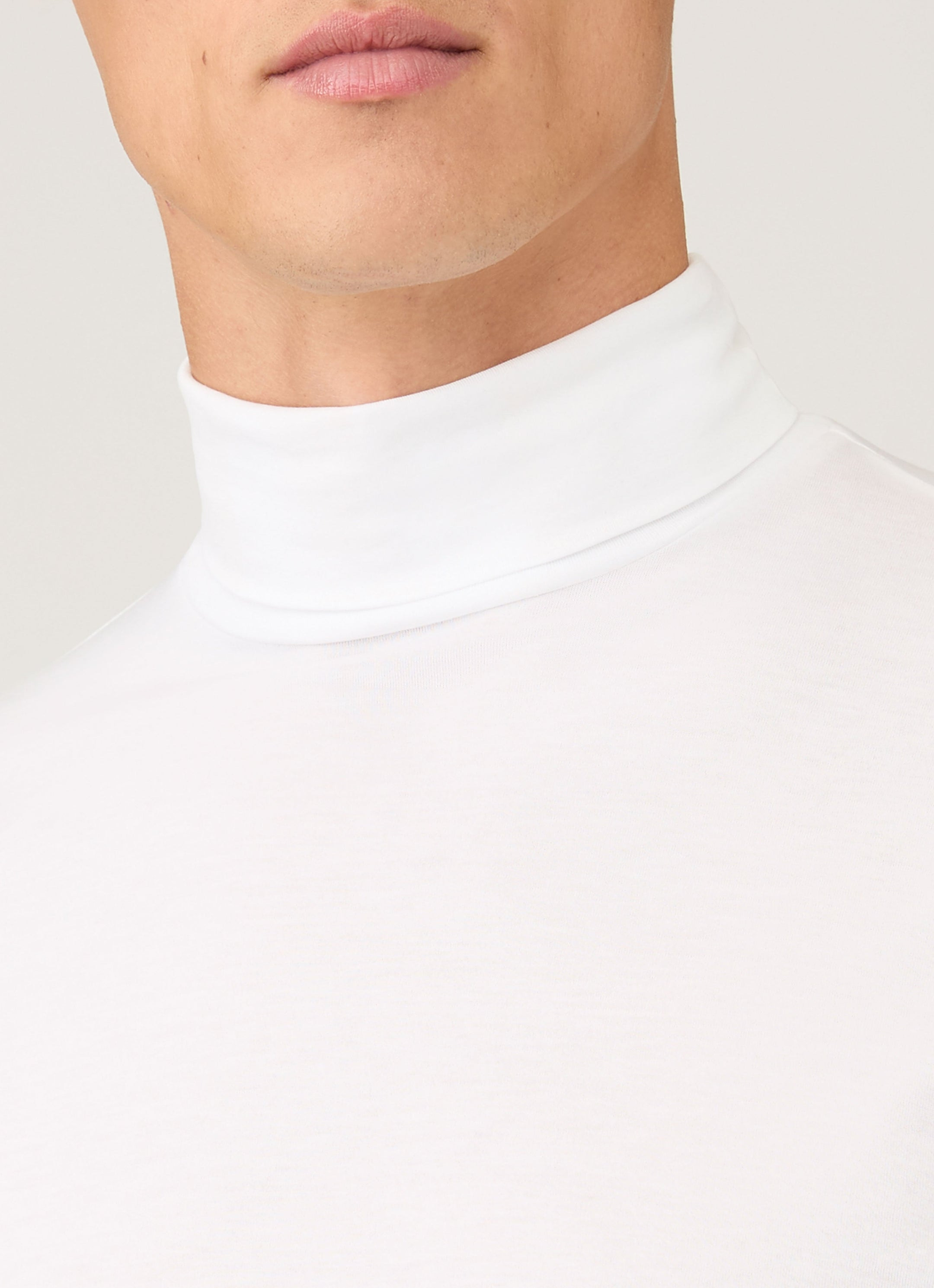 Roll Neck Heavyweight T‑shirt - 5