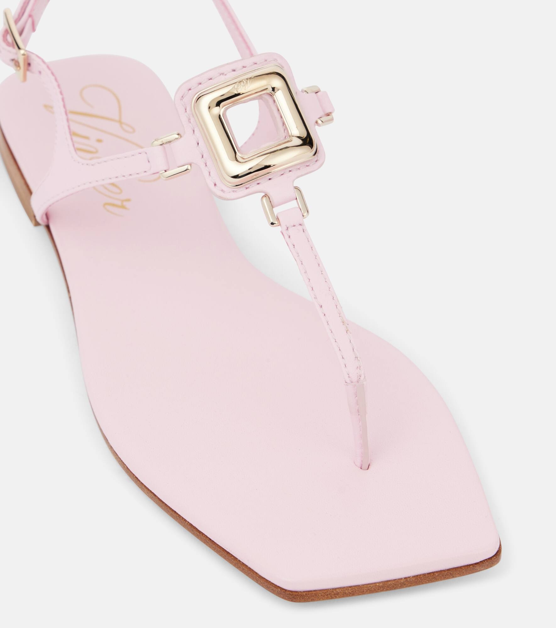 Viv' By The Sea leather thong sandals - 5