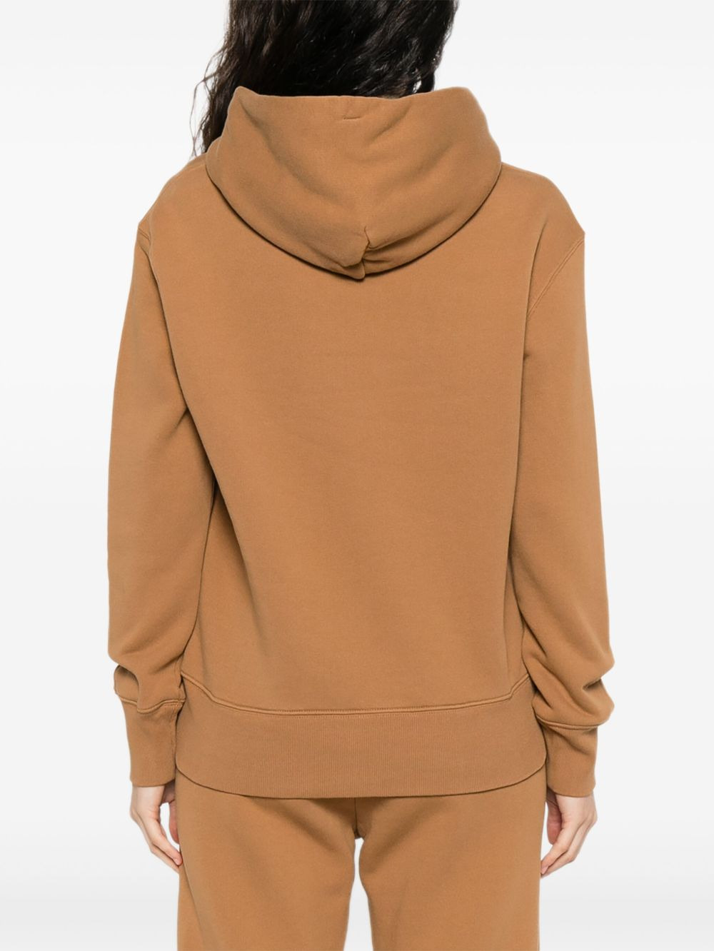 logo-embroidered hoodie - 4
