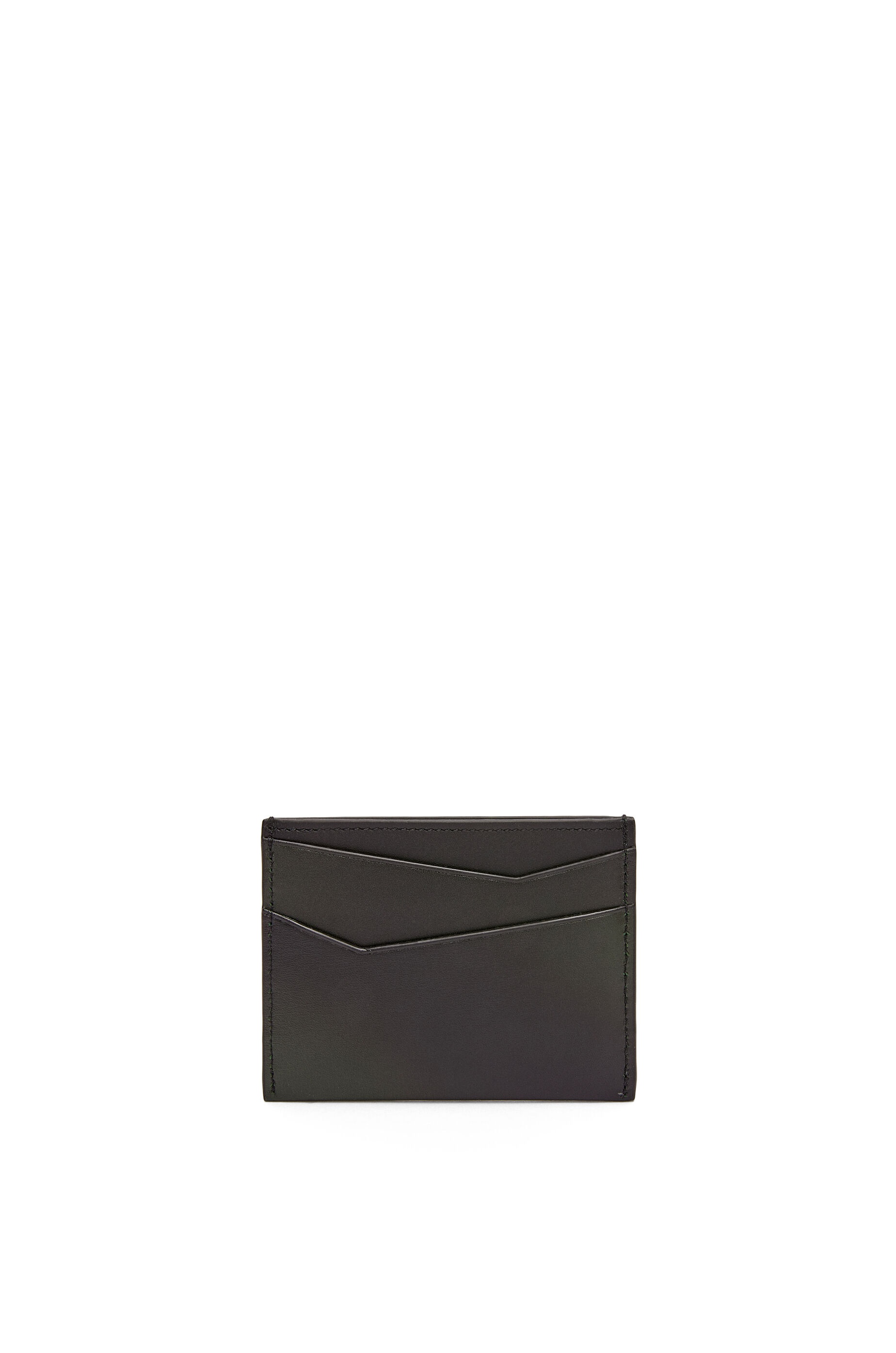 Puzzle plain cardholder in silk calfskin - 3