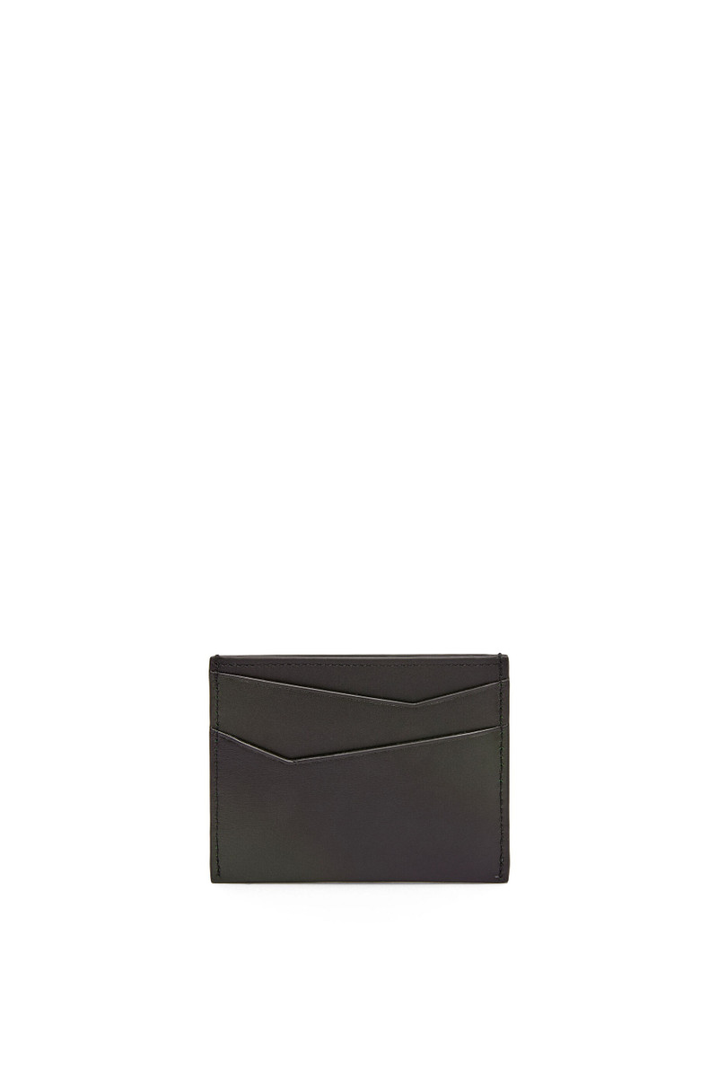 Puzzle plain cardholder in silk calfskin 3