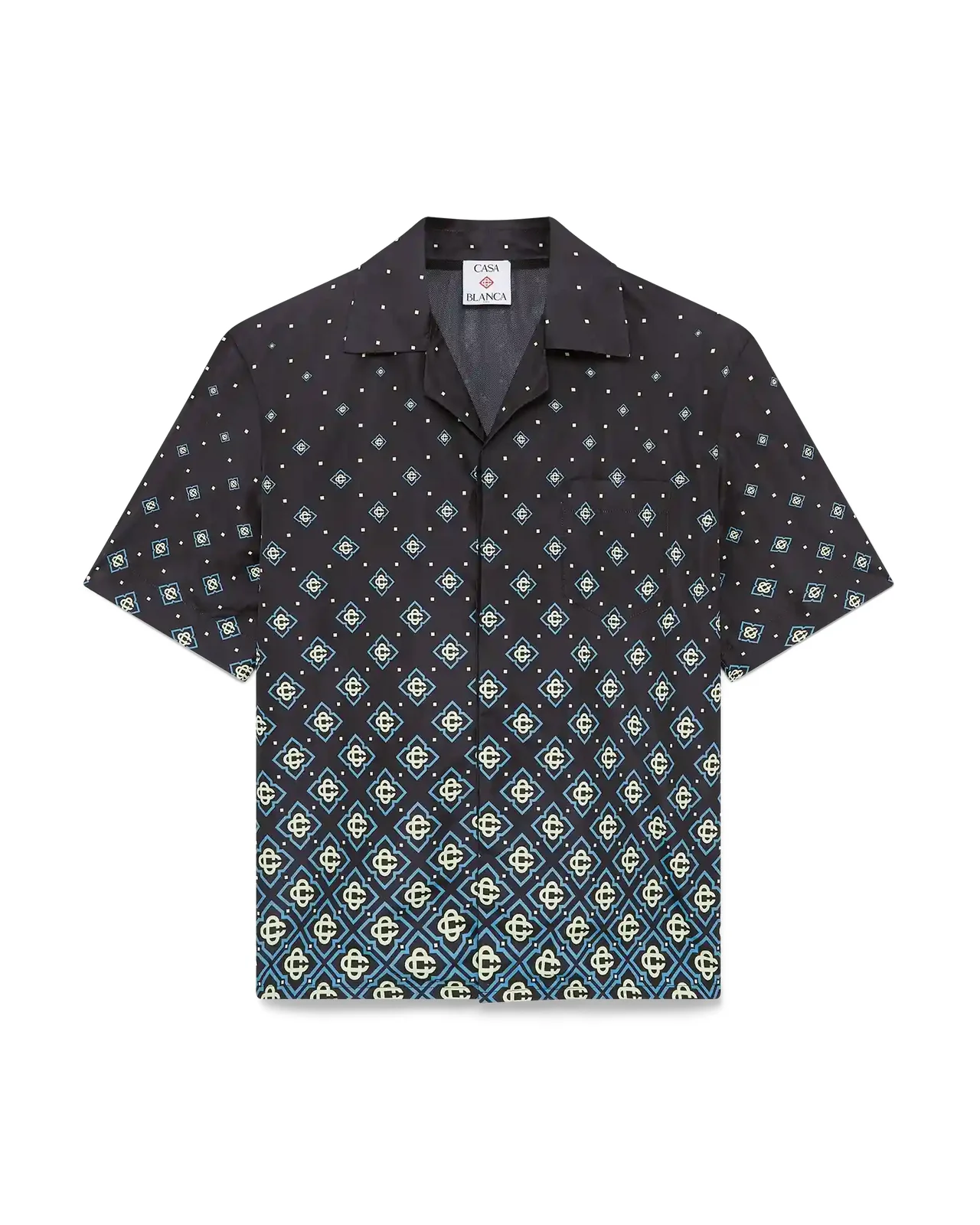 Degrade Black Monogram Short Sleeve Swimwear - 1