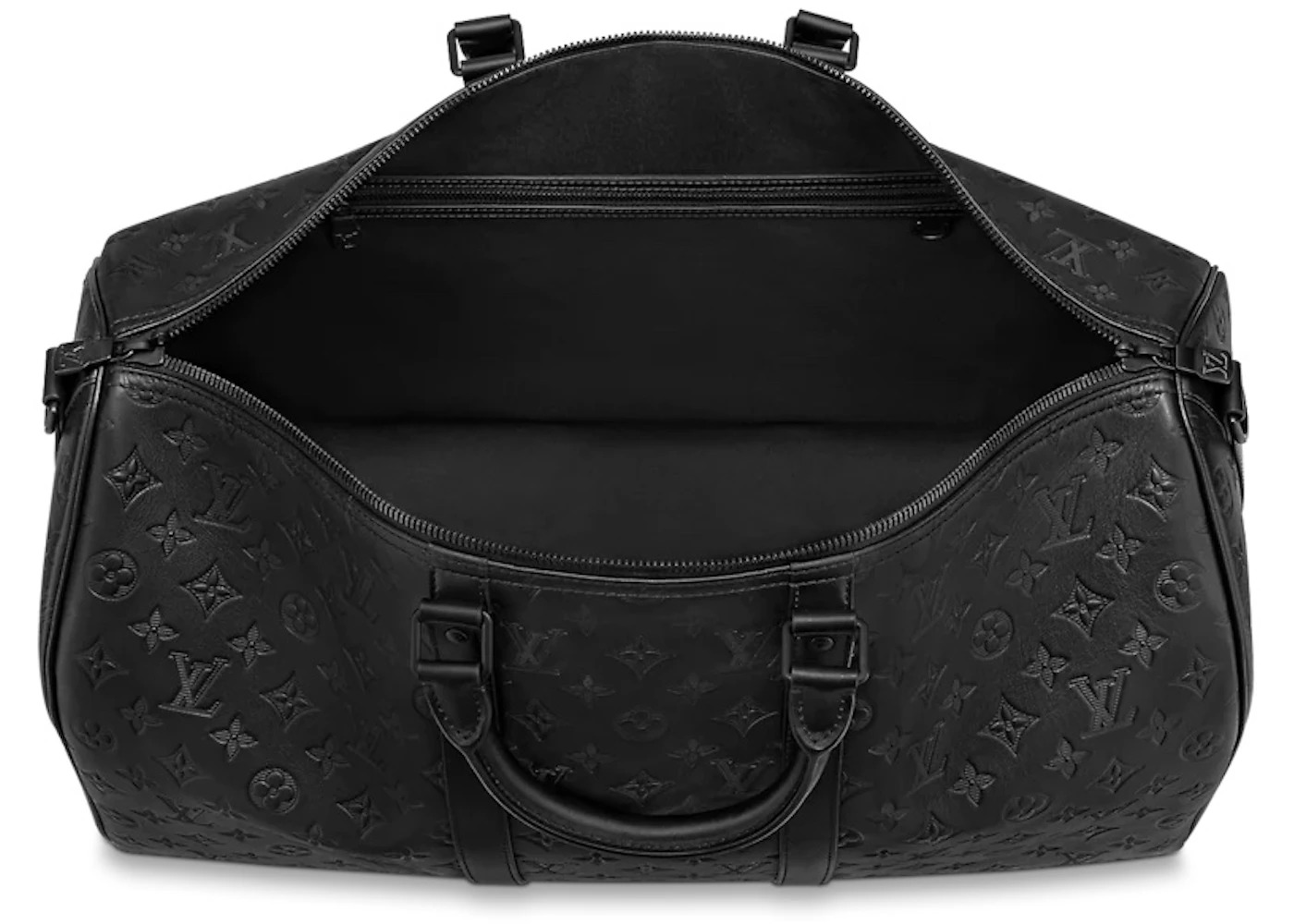 Louis Vuitton Keepall Bandouliere 50 Monogram Shadow Black - 3