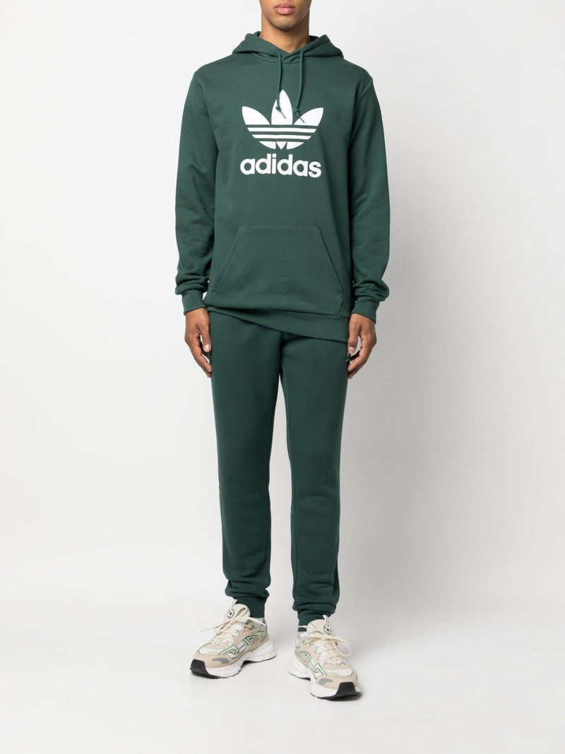 adidas logo-print hoodie outlook