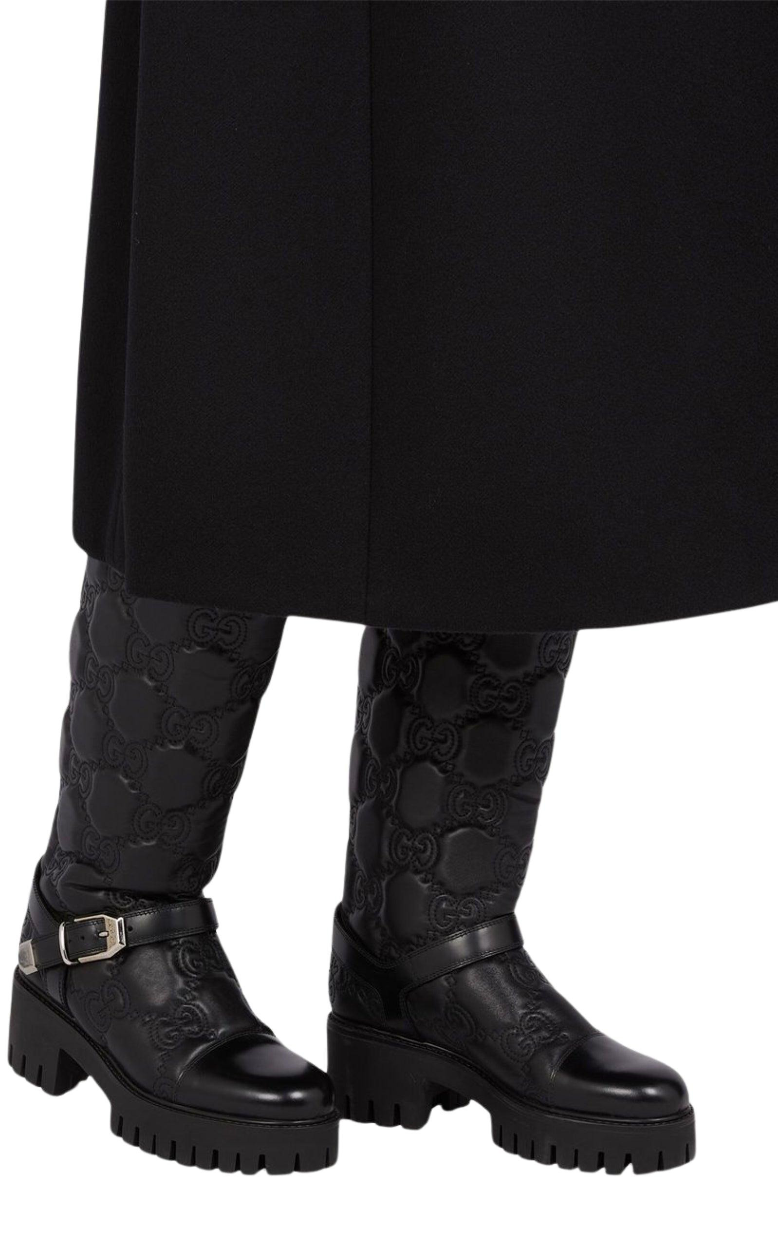 GG Matelassé Lug Sole Boots - 2