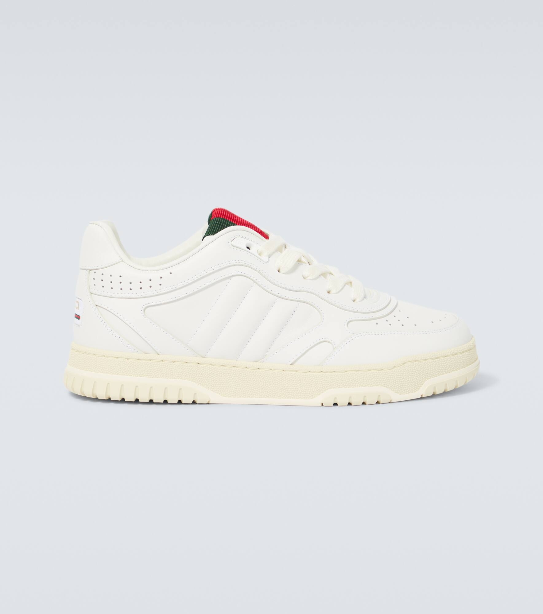 Gucci Re-Web leather sneakers - 1