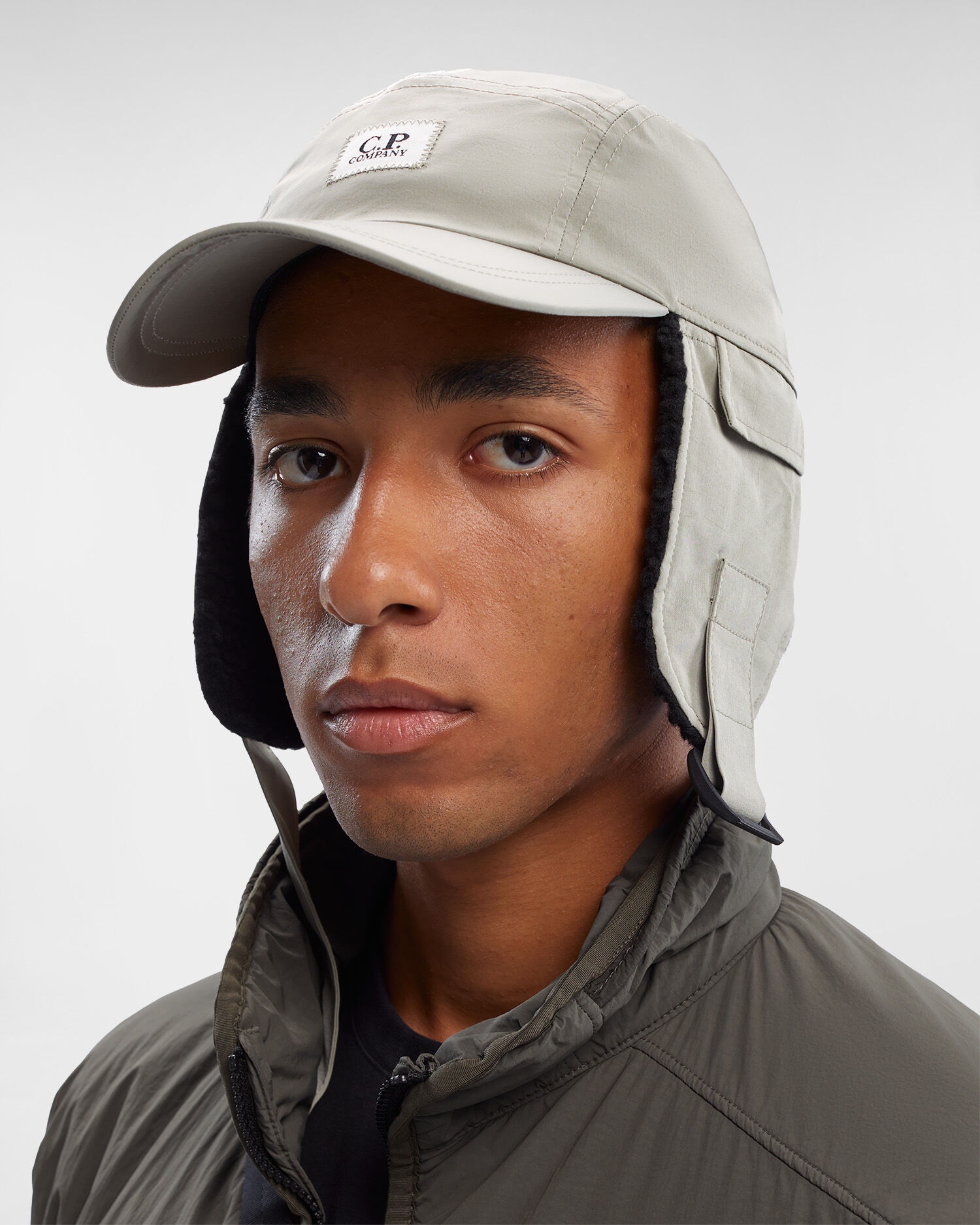 C.P. Company Chrome-R Earflap Cap | REVERSIBLE