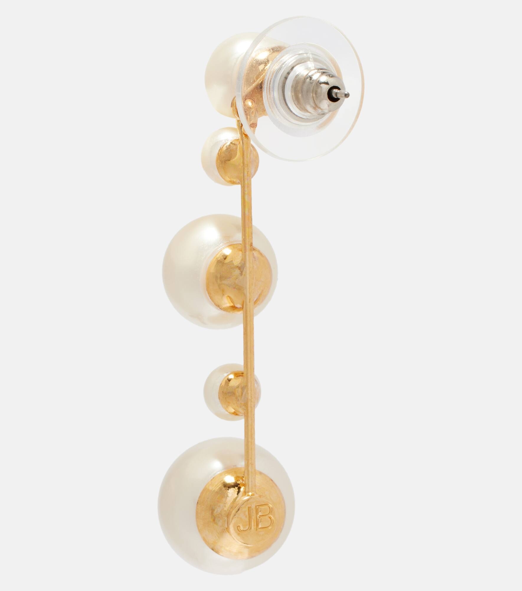 Maylin faux-pearl drop earrings - 5